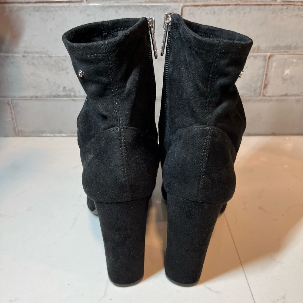Circus Sam Edelman Carinda Black Faux Suede Ankle Boots 8.5 - Picture 5 of 10